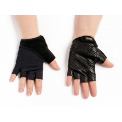 Protišmykové rukavice na jogu TOESOX - čierne
