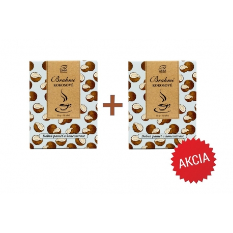 AKCIA 1+1 ZADARMO BRAHMI KOKOS 50g DNM Úvod AKCIE AKCIA 1+1 ZADARMO BRAHMI KOKOS 50g DNM