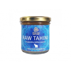 RAW Tahini z lúpaného bieleho sezamu, 165 ml, Healing Nature