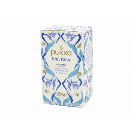 BIO Čaj Detoxikačný Feel New, 20 vrecúšok, Pukka Herbs