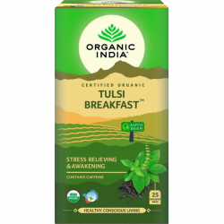 Tulsi Breakfast, porciovaný čaj, 25 vreciek