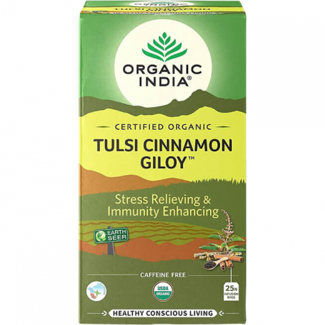 Tulsi Cinnamon Giloy, porciovaný čaj, 25 vreciek