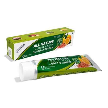 Zubná pasta so soľou a citrónom, 150 g, Ayusri